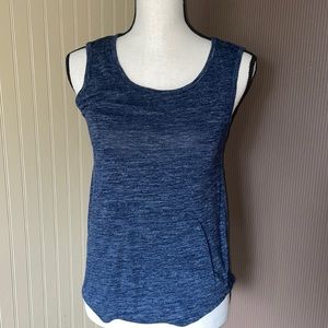 Margaret O’Leary heather‎ blue tank top size medium